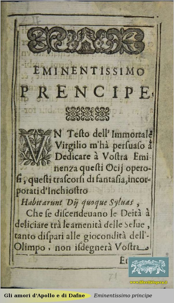 Eminentissimo principe