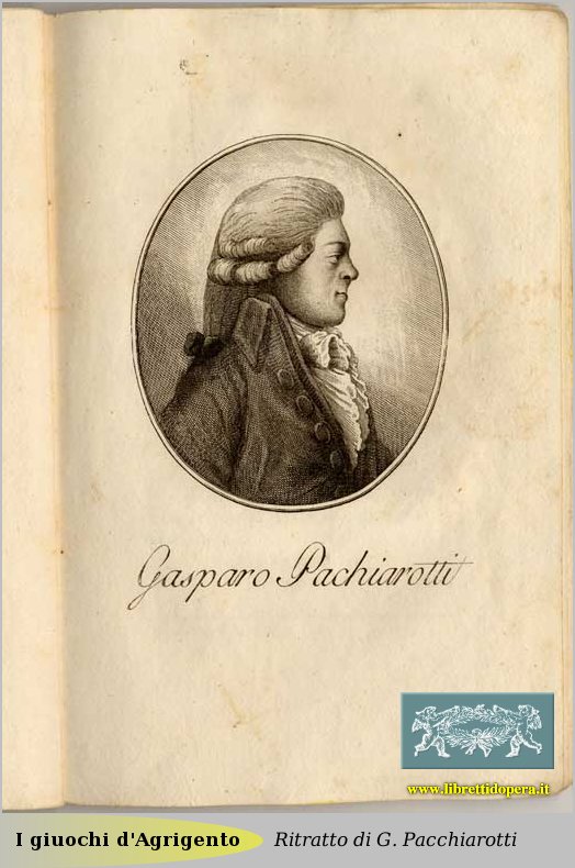Ritratto di G. Pacchiarotti
