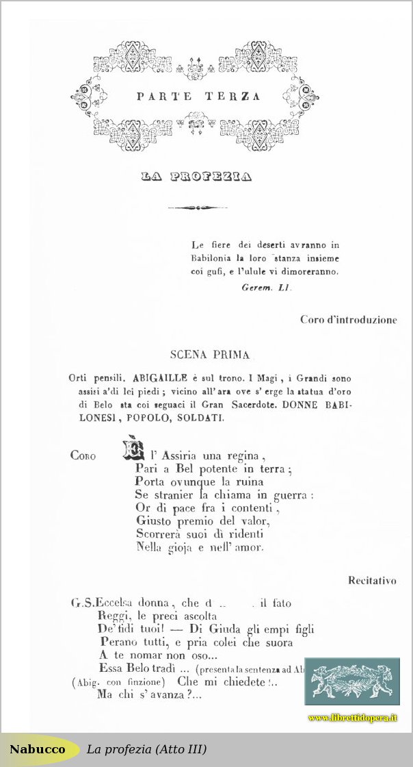 La profezia (Atto III)