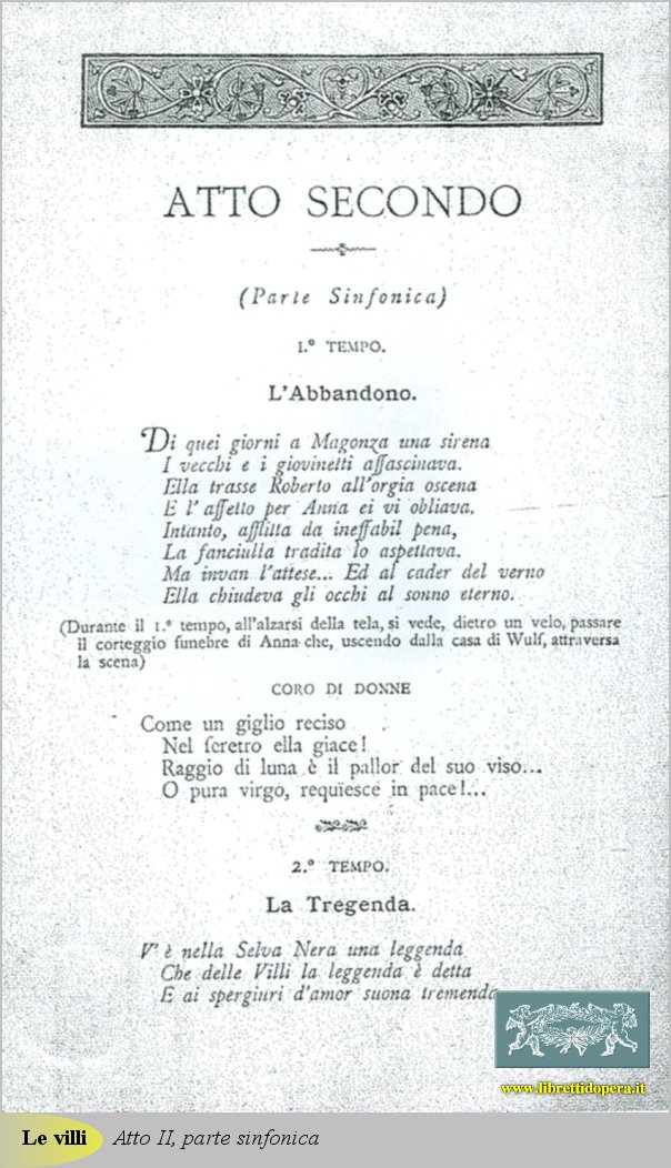 Atto II, parte sinfonica