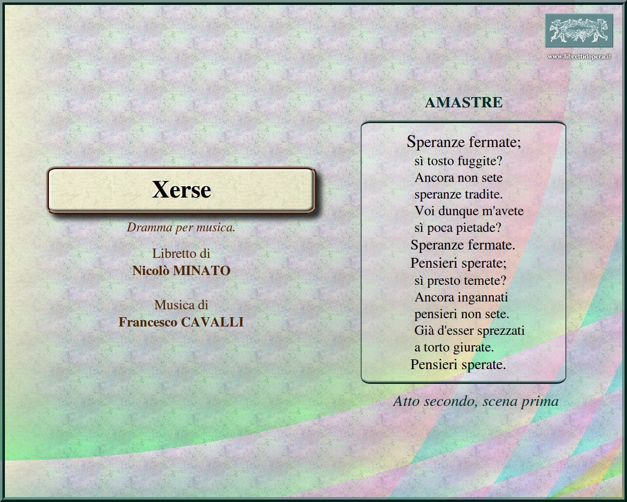 Speranze fermate Speranze fermate