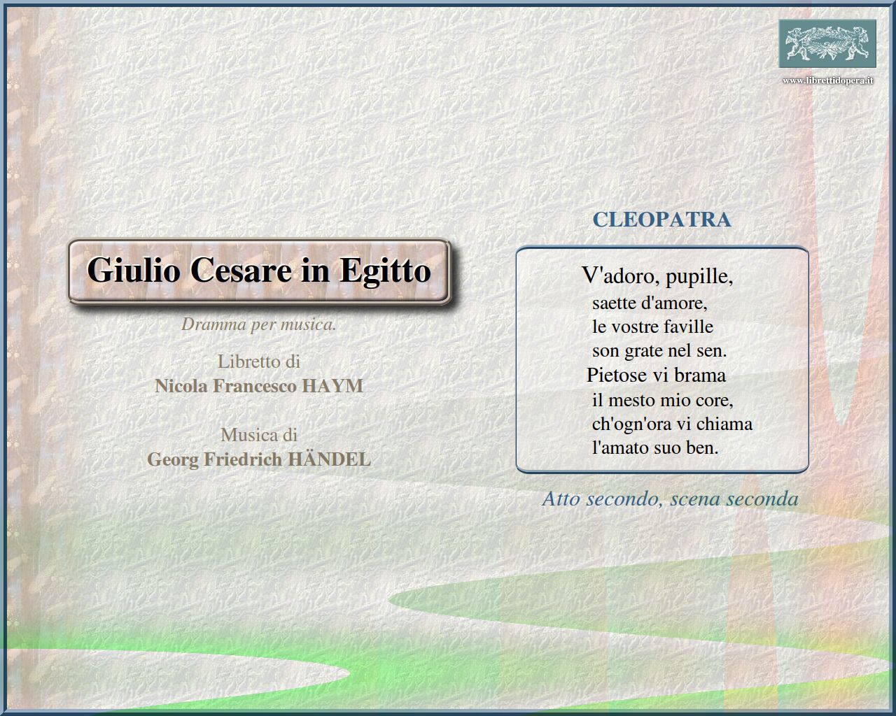 V'adoro, pupille V'adoro, pupille