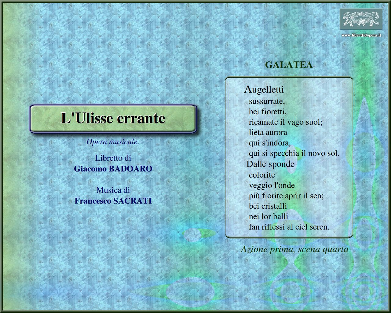 Augelletti sussurrate Augelletti sussurrate