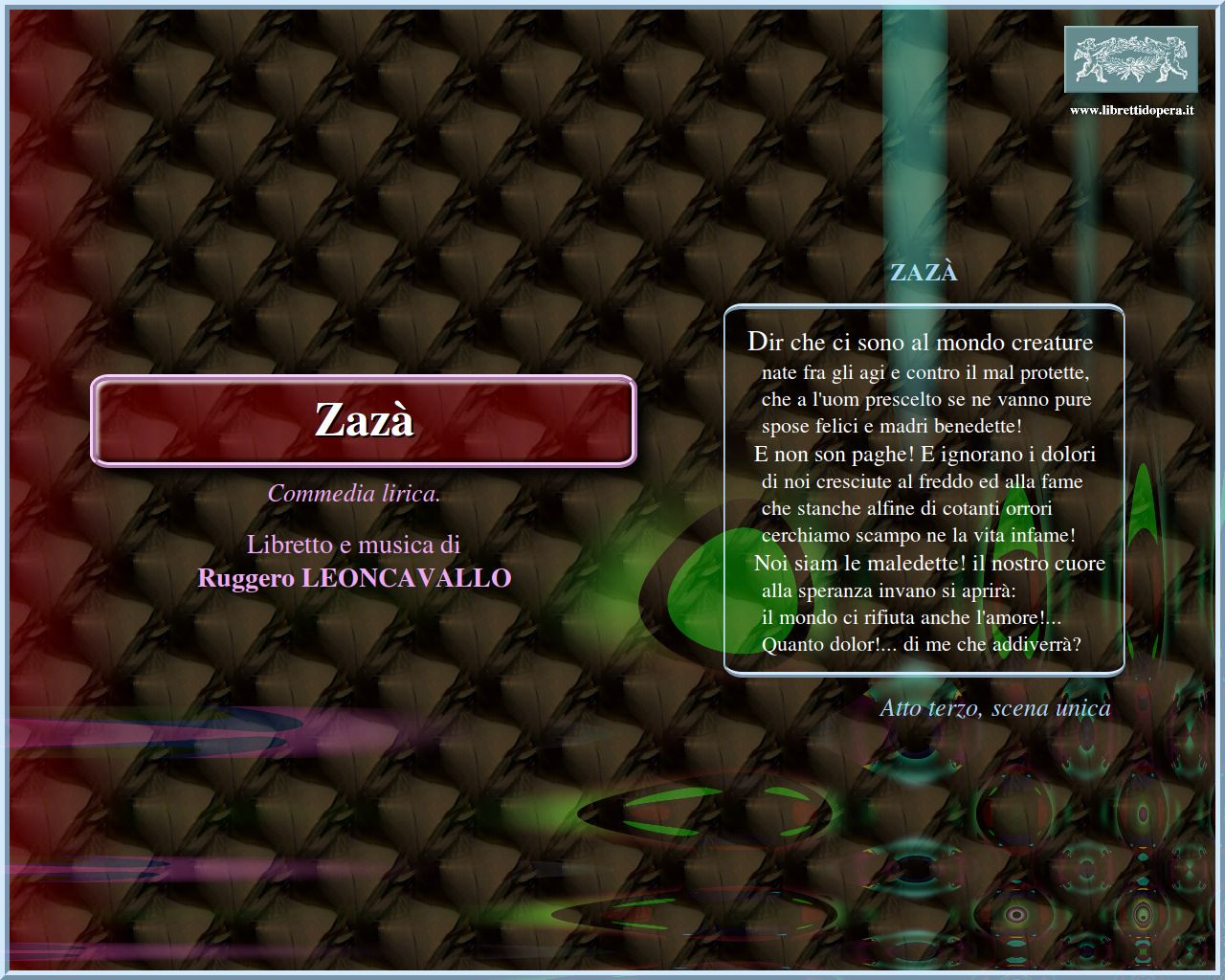 Dir che ci sono al mondo creature Dir che ci sono al mondo creature