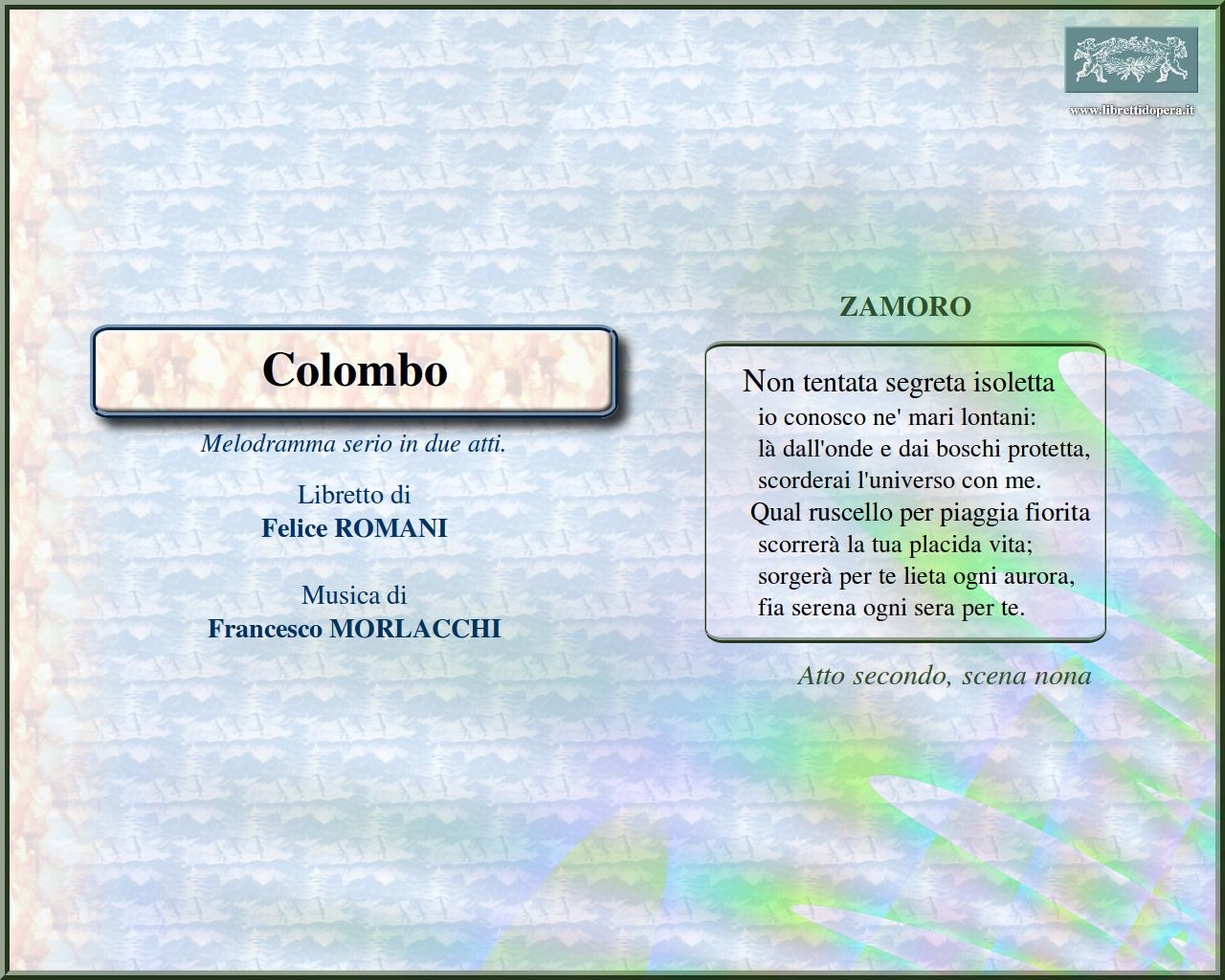 Non tentata segreta isoletta Non tentata segreta isoletta