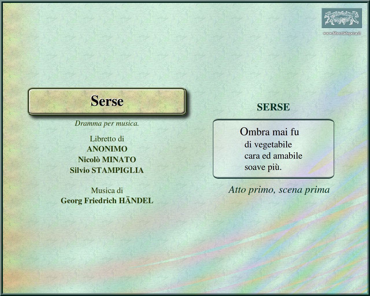 Ombra mai fu Ombra mai fu