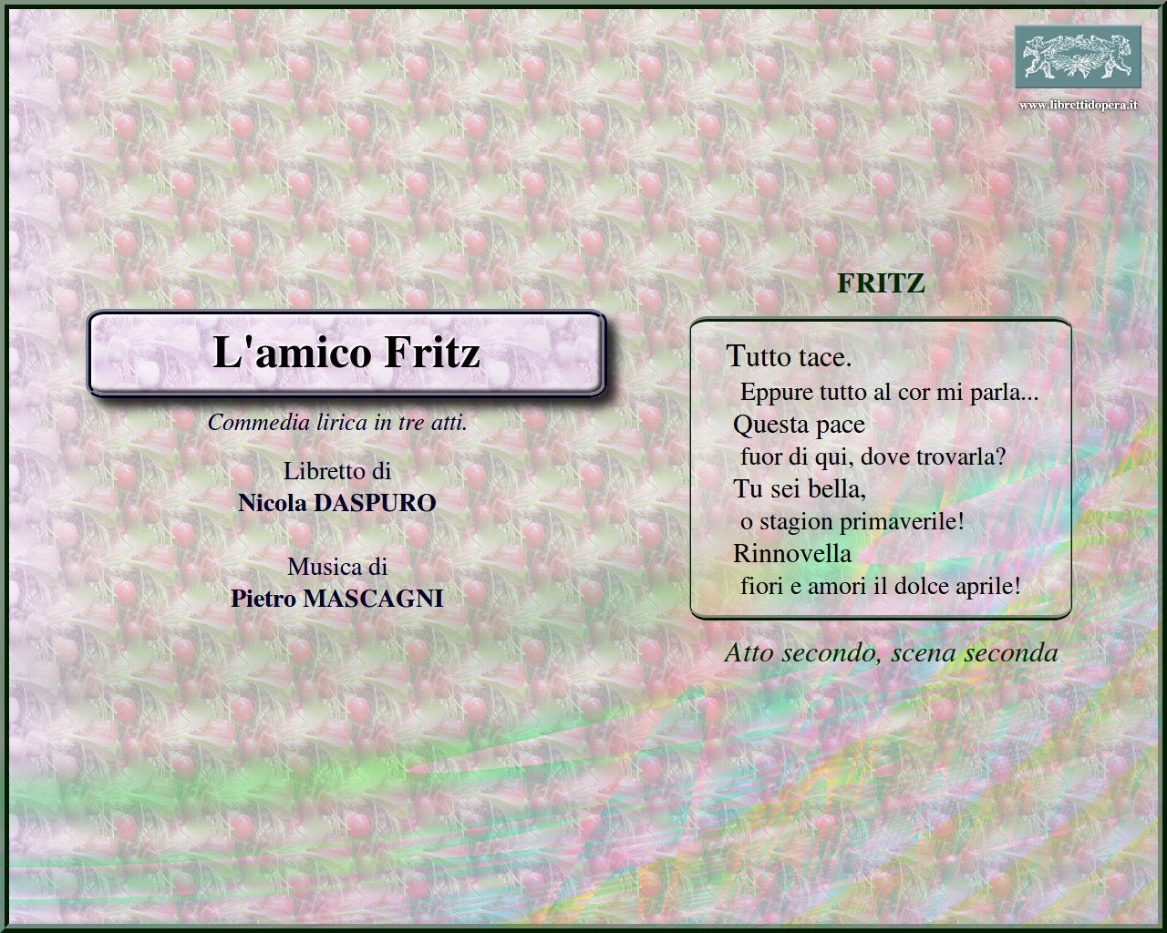 Tutto tace Tutto tace