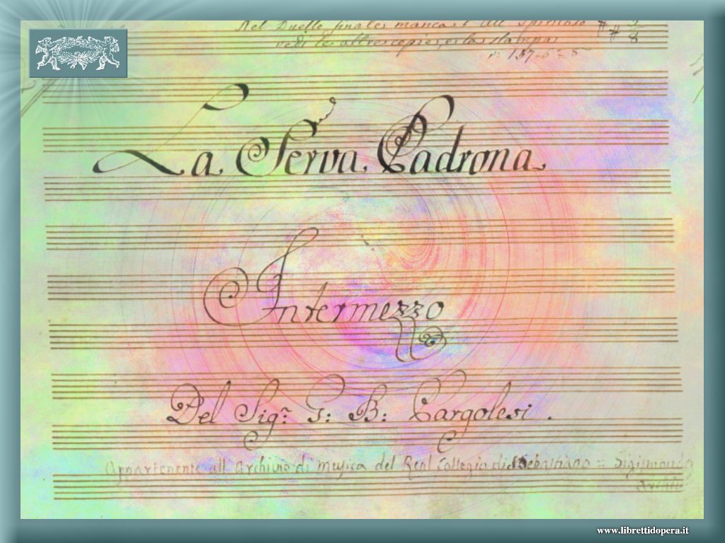 Pagina della partitura Pagina della partitura