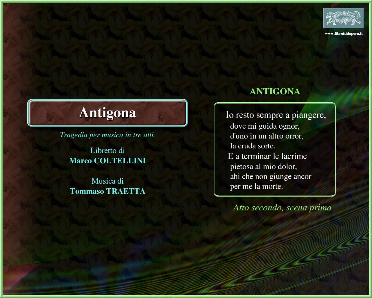 Io resto sempre a piangere Io resto sempre a piangere