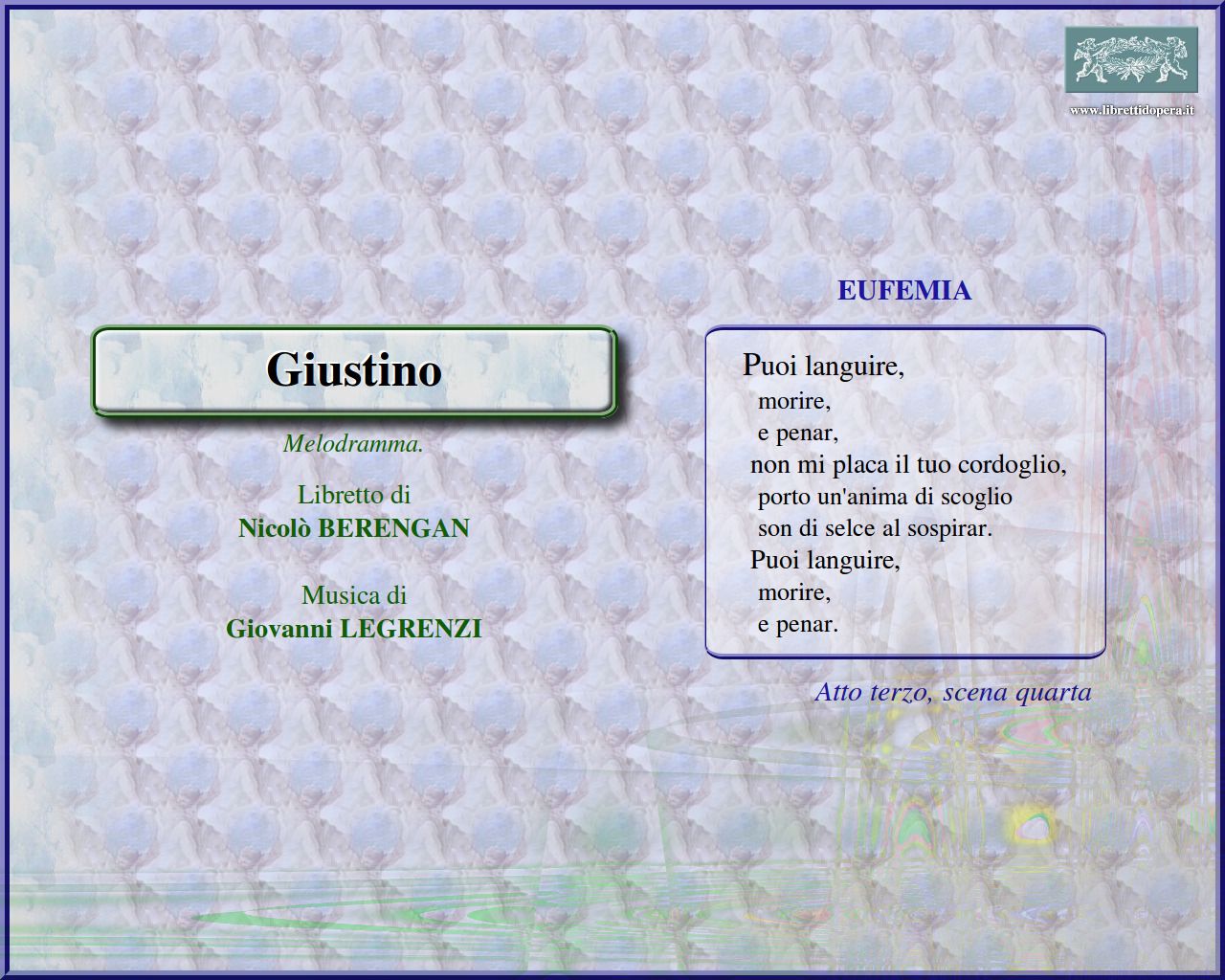 Puoi languire Puoi languire